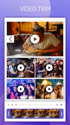 Birthday Video Maker with-Song android App screenshot 2