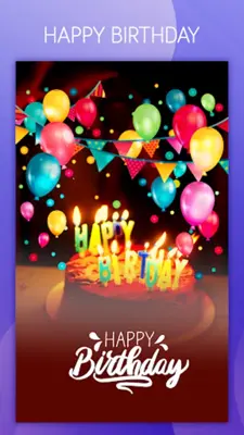 Birthday Video Maker with-Song android App screenshot 7